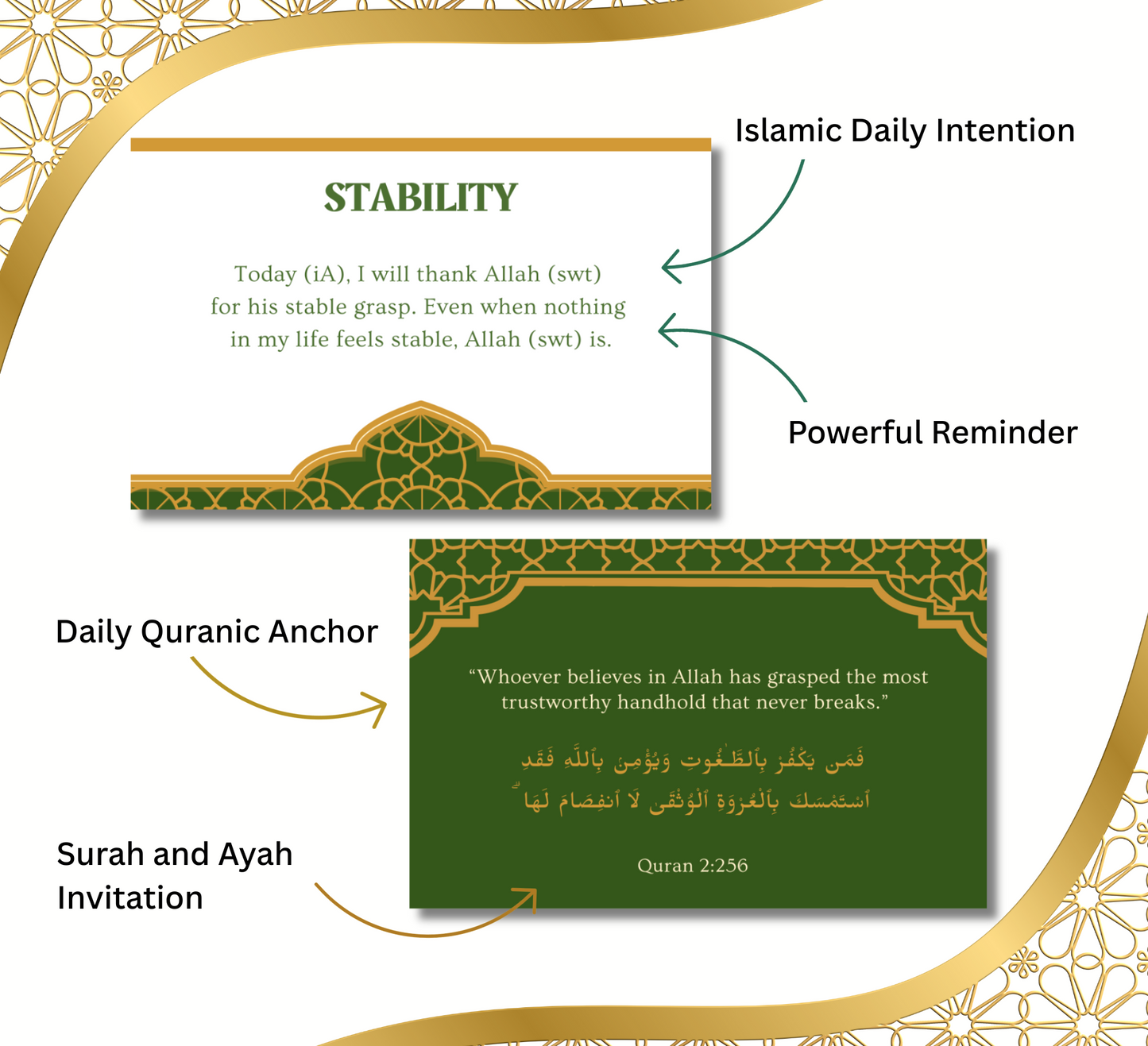 30 Daily Islamic Affirmation Cards